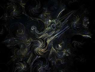 Imaginatory fractal background Image