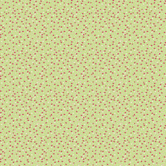  Bright pink and beige spots on a green background, seamless abstract pattern