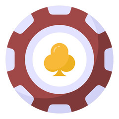 
A casino spade pool ball icon flat vector

