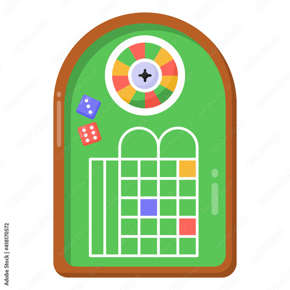 Canvas Prints flat icon of a snooker, editable vector