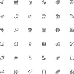 icon vector icon set such as: cask, heat, commercial, protective, creamy, company, box, flame, pork, idea, measure, texture, liter, mitten, raw, supermarket, farfalle, short, bbq, lager, soft, retail