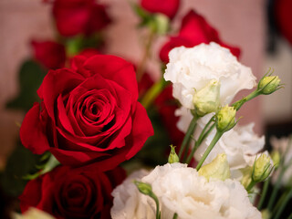 Flowers of different species and colors.  Photos taken in store.