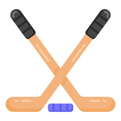 
A golf sports flat editable icon

