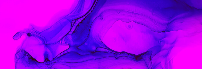 Blue alcohol ink. Magenta Dynamic Spooky.