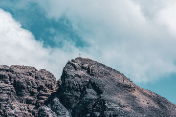 Mountain peak in Vorarlberg in Austria