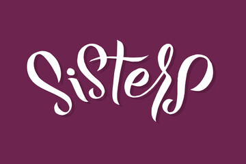 Girl power. Feminism quote, woman motivational slogan. Feminist saying. Rough typography with brush lettering