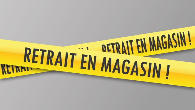 Logo retrait en magasin.