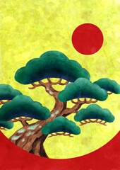 松　背景