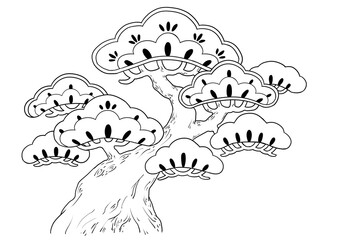 松　イラスト