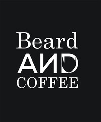 Beard hipster graphic design custom typography vector for t-shirt, banner, festival, bearded man, guy, business, logo, poster, mustache, website in a high resolution editable printable file.