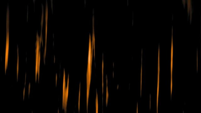Fire falling loop animation