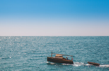 boat on the sea