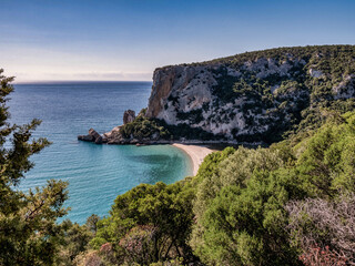 La spiaggia di cala luna, dorgali, sardegna