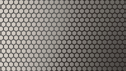 wall hexagon color grid background