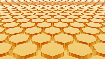 metal hexagon background wallpaper