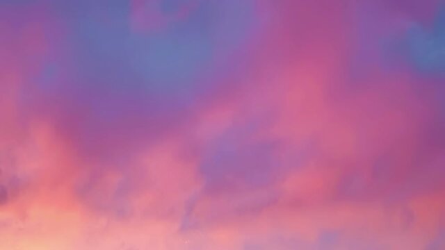 SUNSET TIME LAPSE, NATURE EVENING TIME. Beautiful sunset, time-lapse. Natural colors. Evening sky
