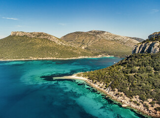 Obraz premium L'isola di Figarolo, Golfo Aranci, Sardegna