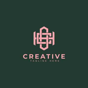 Creative and Minimal HB, HCB, BH, CB, BC or HC Logo design vector template. Abstract letter HB icon logo Premium