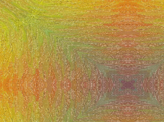 モザイク技法による抽象的グラフィックデザイン