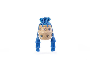 handmade straw women handbag