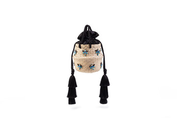 handmade straw women handbag