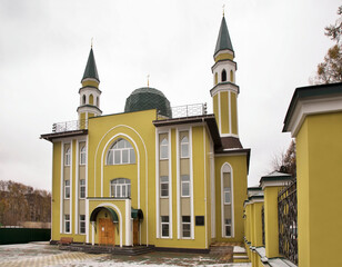 Memorial mosque in Kostroma. Russian