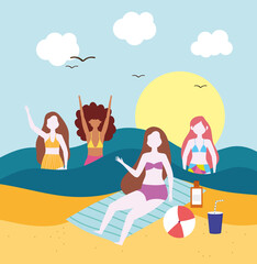 women summer activities