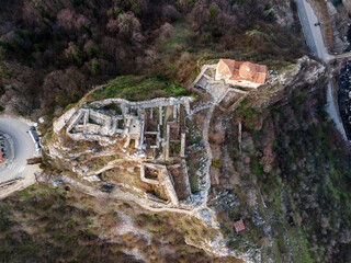 Ruins of Medieval Asen's Fortress, Asenovgrad, Bulgaria