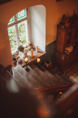 Treppenaufgang in einem altem Haus