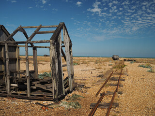Fototapeta premium boat, Dungeness, Kent, UK