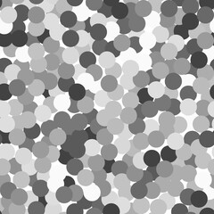 Glitter seamless texture. Actual silver particles. Endless pattern made of sparkling circles. Fresh