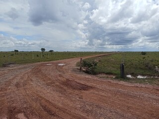 landscape with a road