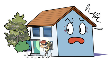 空き家問題-留守宅に空き巣が不法侵入する