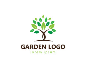 garden logo tree logo leave logo