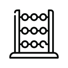 Illustration Vector graphic of abacus icon