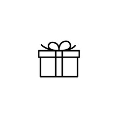 Gift icon vector for computer, web and mobile app 