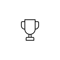 Trophy icon vector for web, computer and mobile app