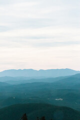 Naklejka premium view from Grandfather Mountain, NC