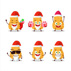 Santa Claus emoticons with butternut squash cartoon character