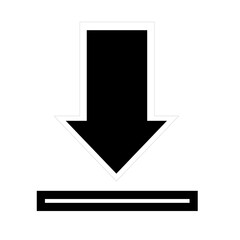 icon of download button 