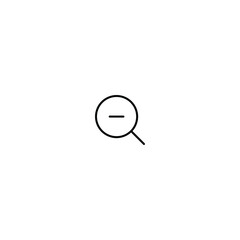 zoom out icon 