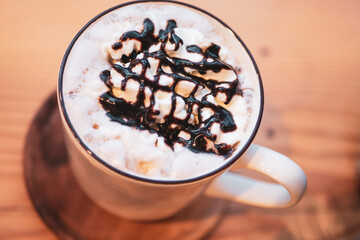 カフェで楽しむコーヒー