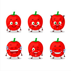 Cartoon character of pimiente with smile expression