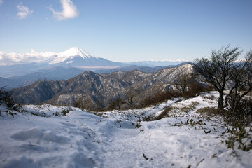 Fototapeta na wymiar mountain of Japan