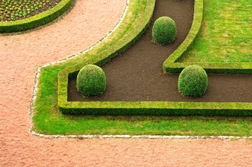 Shapes And Forms In A Green Park In Luxembourg