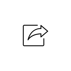 Share  icon vector for web, computer and mobile app