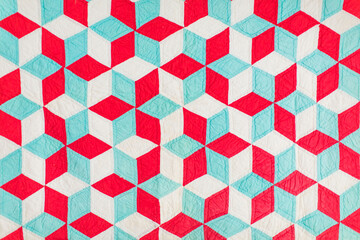 Tumbling Block Quilt