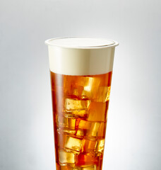Ice tea with milkshake