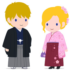 可愛い恋人たち　袴で待ち合わせ　タイプA