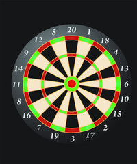 Darts game typography for t- shirt, vector, template, icon, image, infographic, minimal, logotype graphic design.